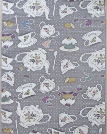 Ковер российский C042 SOFIT (Фризе, серый)