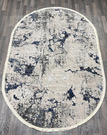 Ковер турецкий 40293A AURA (Акрил, серый, голубой)