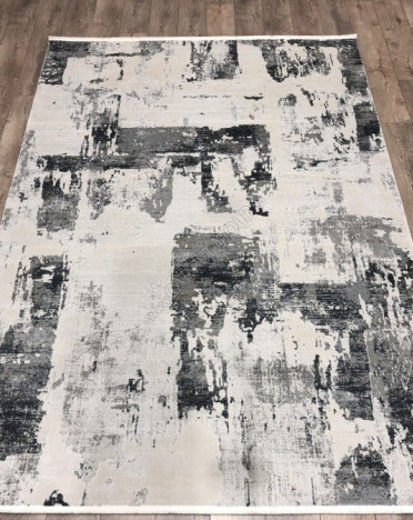 Ковер турецкий AS959 Elexus Olimpos (Бамбуковый шелк, серый, кремовый)