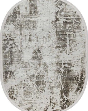 Ковер турецкий 39936A Nova Avalon овальный (Полиэстер, бежевый)