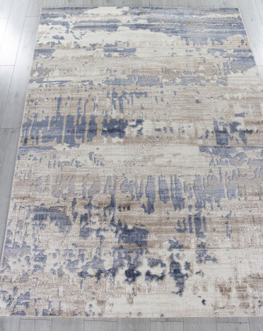 Турецкий ковер Merinos Hali SAMIRA O1121 - 730 (Полиэстер, бежевый, синий)