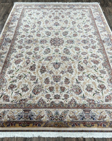 Иранский ковер Iran Qum Iran G220 (Шелк - Модал, кремовый)