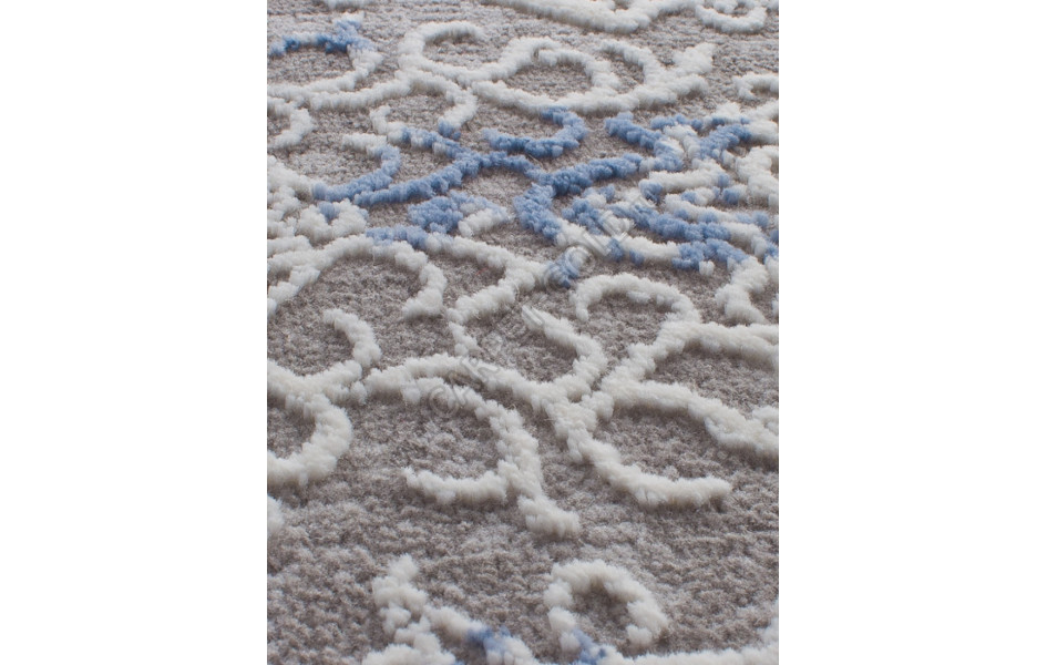 Ковер 03851A - BLUE / BLUE - Овал