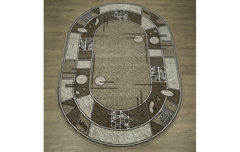 КОВРЫ ДИЗАЙН 15804 ЦВЕТ 10822 Лайла де Люкс овал