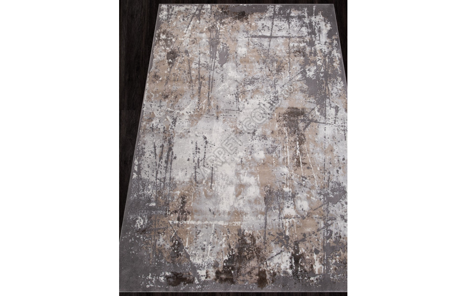 ковер 3433 - GRAY-BEIGE - Прямоугольник - коллекция GRAFF