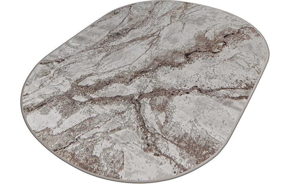 38552A OVAL BROWN FLS / CREAM Eliza