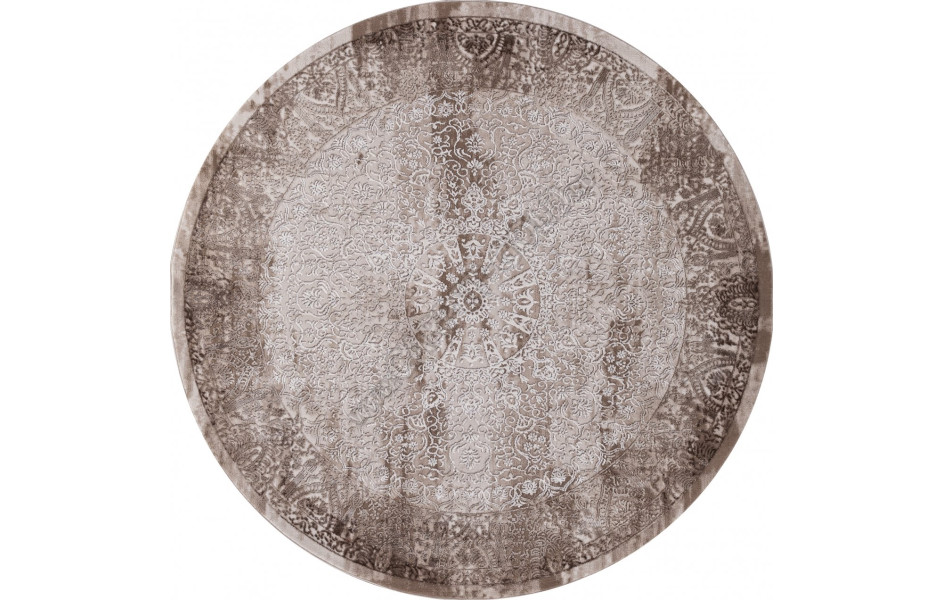 Ковер 03878B - BROWN / BROWN - Круг - коллекция ARMINA