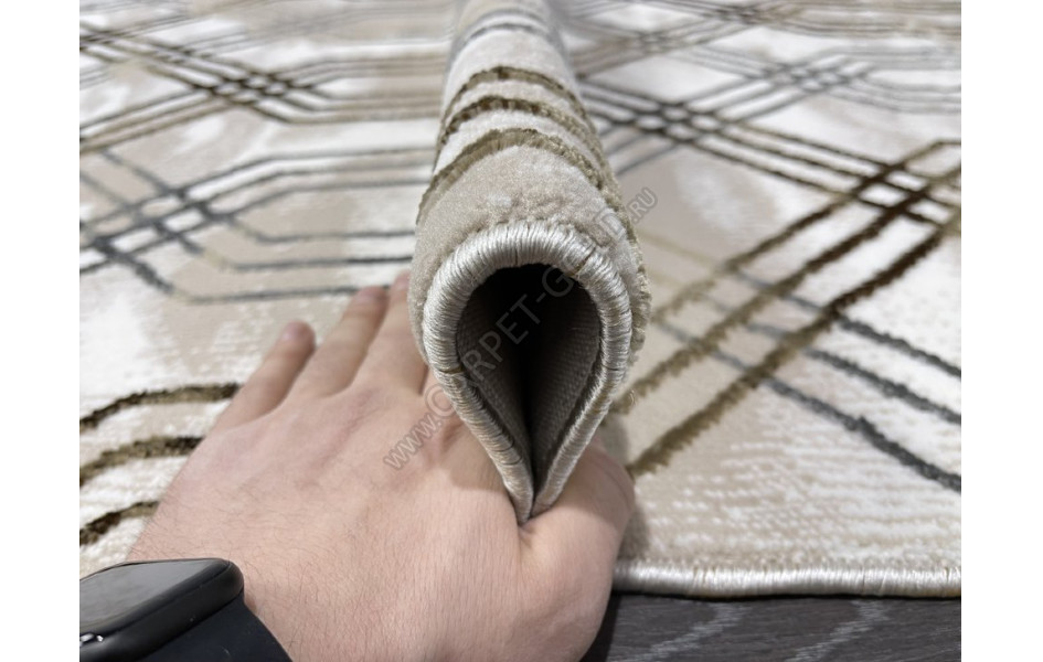 Турецкий ковер 40544C_COKME BEJ / COKME BEYAZ ОВАЛ