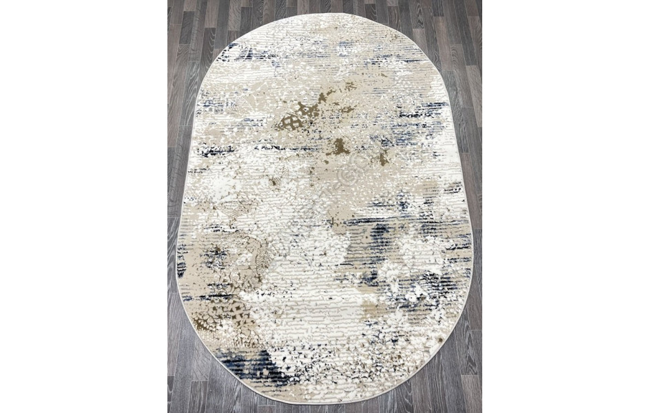 Турецкий ковер 40705A_MAVI / COKME BEJ ОВАЛ