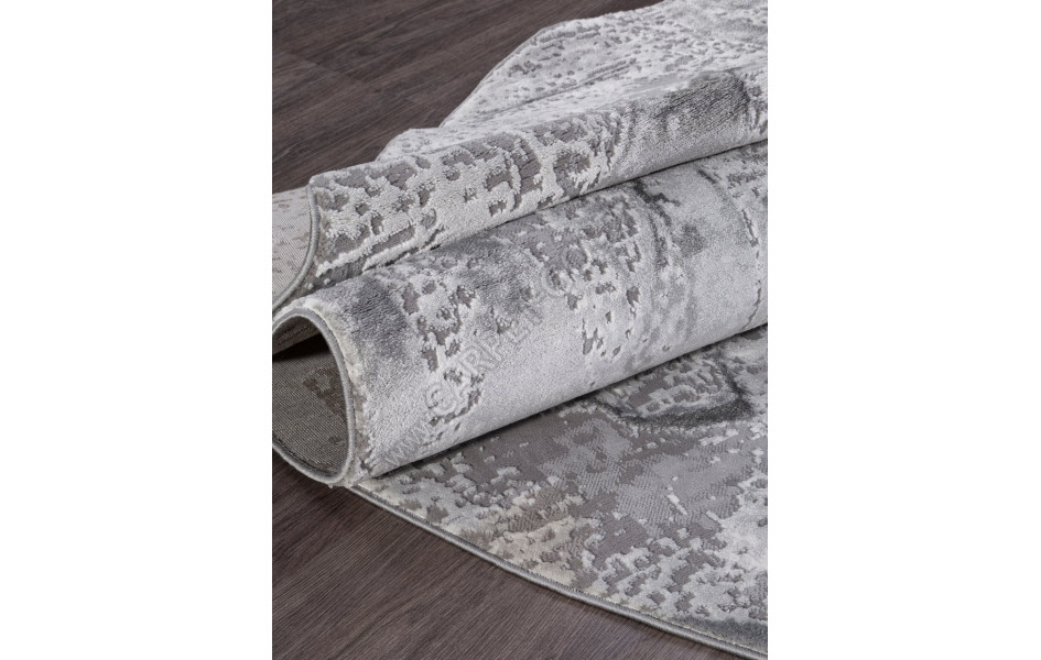 Ковер 04022G - GREY / GREY - Овал - коллекция ARMINA