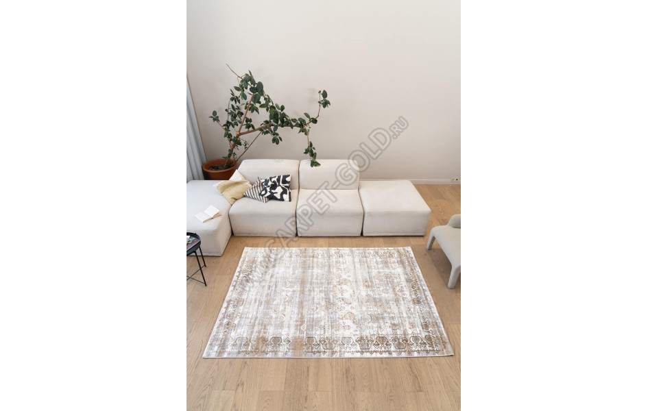 D008A_CREAM SHIRINK / VIZON FDY Белла