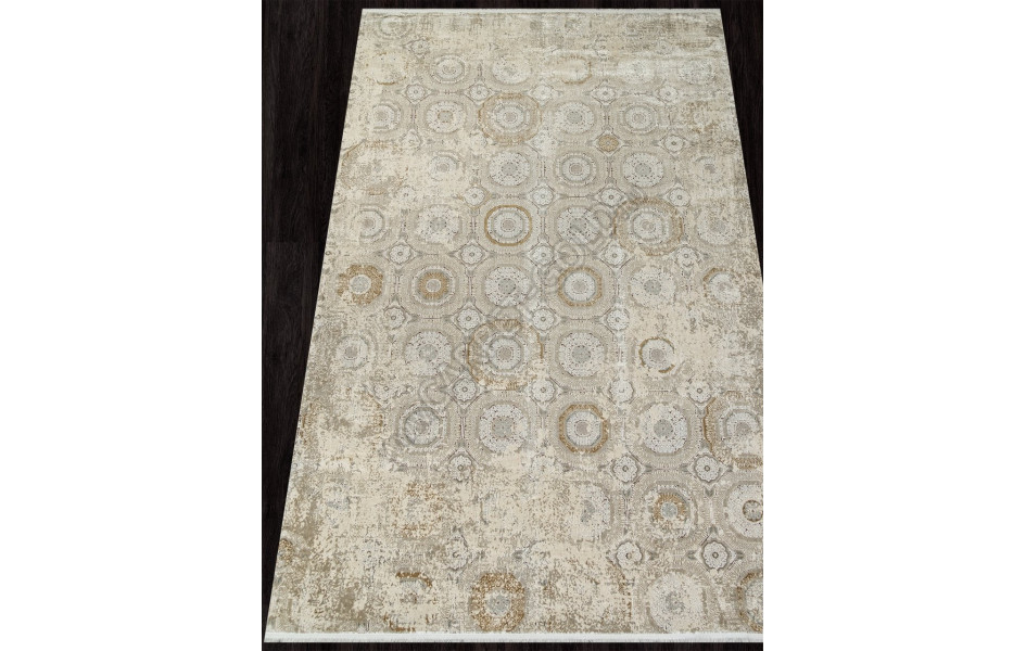 Ковер Y5149Q - L.BEIGE / YELLOW - Прямоугольник - коллекция EMPEROS OLIMPOS