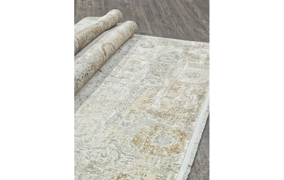 Ковер Y5149Q - L.BEIGE / YELLOW - Прямоугольник - коллекция EMPEROS OLIMPOS