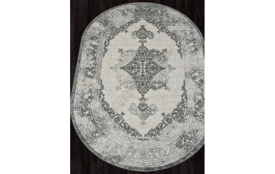 Ковер F265 - BLUE - Овал - коллекция CUBA