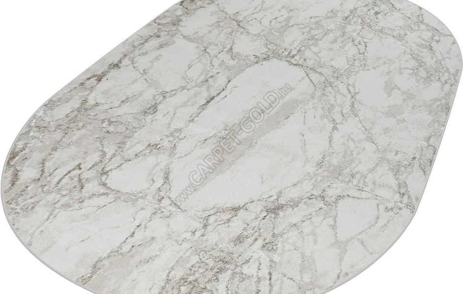 38896A OVAL GREEN FLS / BEIGE CK Olimpos