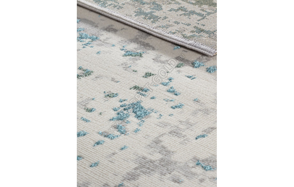 Ковер F477 - GRAY-BLUE - Дорожка - коллекция LIMAN