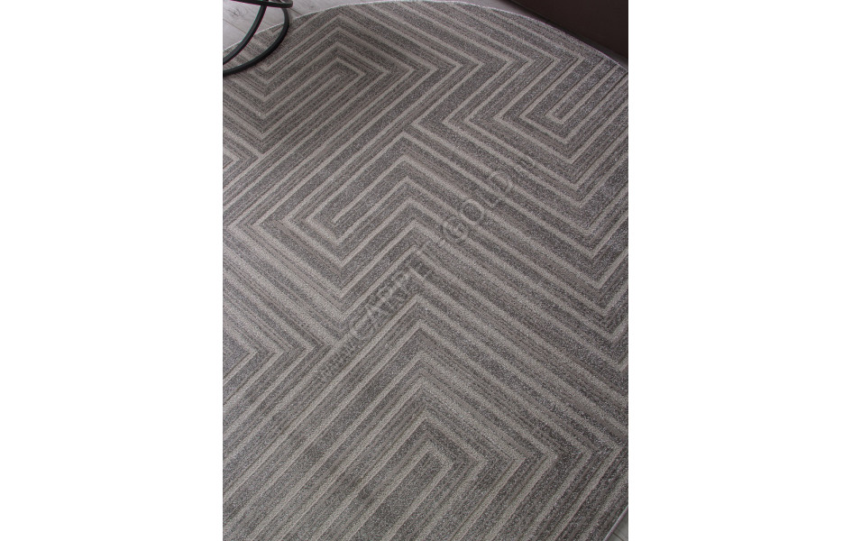 Ковер F412 - LIGHT GRAY - Овал - коллекция DIOS